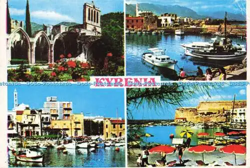 D175725 Kyrenia. Sehitoglu Kartpostallari. Multi View