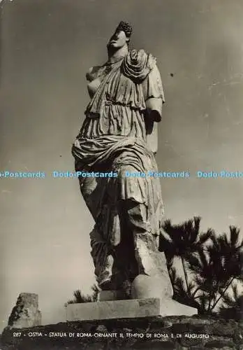 D174417 Ostia. Statua di Roma. Ornante il Tempio di Roma e di Augusto. E. Richte