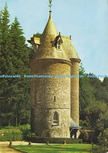 D173125 Cornwall. Trelissick Garden. In der Nähe von Truro. Der Wasserturm. Larkfield Prin