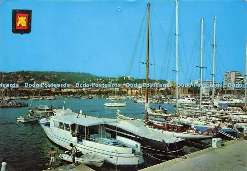 D175752 Ste Maxime Sur Mer. Blick über den Hafen. Altari. Nr. 6050. 1981