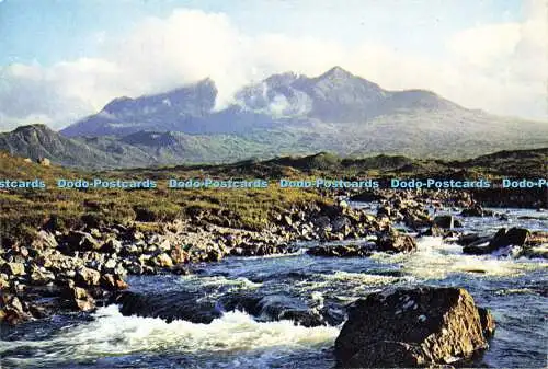 D175870 Isle of Skye. Die Cuillins aus Sligachan. J. Arthur Dixon