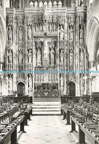 D174598 Winchester Cathedral. Der tolle Bildschirm. A. W. Kerr. RP