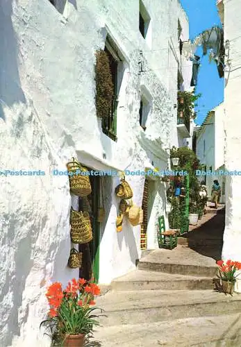 D174600 Costa del Sol. Casares. Typische Straße. Baena