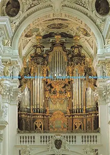 D174625 Grosste Kirchenorgel der Welt im Dom zu Passau. Mit ihren 5 Manualen. Ri