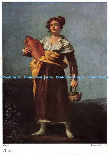 D173333 Budapest. Die Wassertragerin. Francisco Goya. F. A. Ackermanns