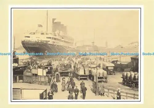 D176034 Aquitania Laden amerikanischer Mails. Nachgebaut aus der Ausstellung Liverpo