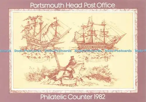 D176045 Portsmouth Head Post Office. Philatelistische Theke. Der Chefpostmeister. Ro