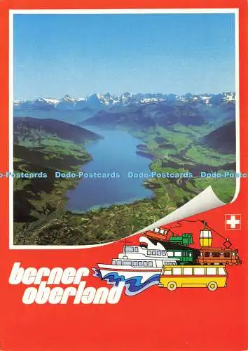 D174827 Regionale Ferienzeitkarte Berner Oberland. RFA