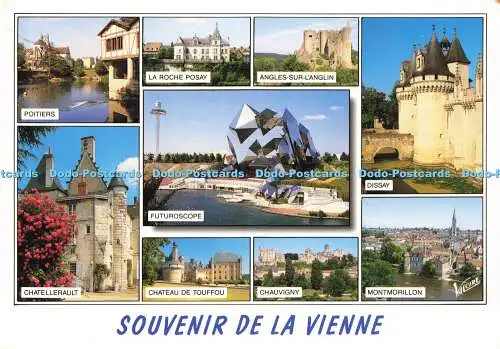D177319 Souvenir de la Vienne. dissay. Valoire. Blois. Leconte. P. Viard. 1999.