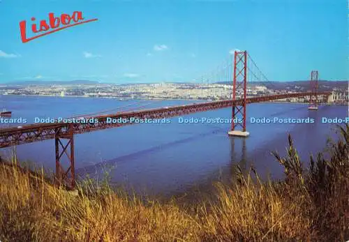 D176170 Lissabon. Portugal. Brücke auf Tejo. Dulia