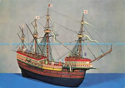 D176172 Henry Grace a Dieu. Modell nach einer Zeichnung im Antonius. Anthony Rolle