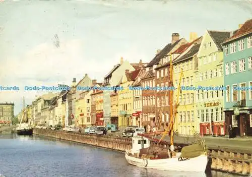 D176184 Kopenhagen. Nyhavn. Einer der ältesten Teile Kopenhagens. K. Witt Molle