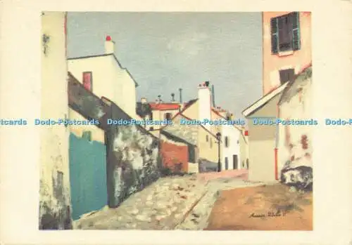 D177415 Montmartre. Sackgasse. M. Utrillo. S.P.A. Fernand Hazan