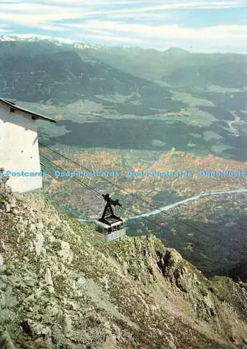 D174942 Nordkettenbahn. Blick auf Innsbruck. Rhomberg. Kodak Ektachrome Film