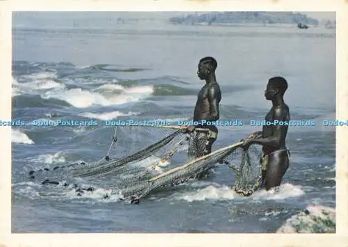 D176276 A Travers le Congo. Pecheurs Wagenia. Gobel und Compagnie