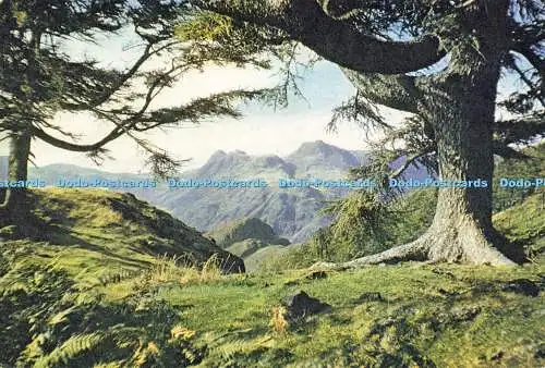 D176330 Westmorland. Die Langdale Hechte von Lingmoor Fell. J. Arthur Dixon. Ken