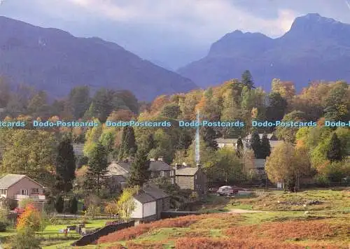 D176340 Elterwater. Ein Juwel nach Langdale. Peter Pedley Postkarten. Barry Sta