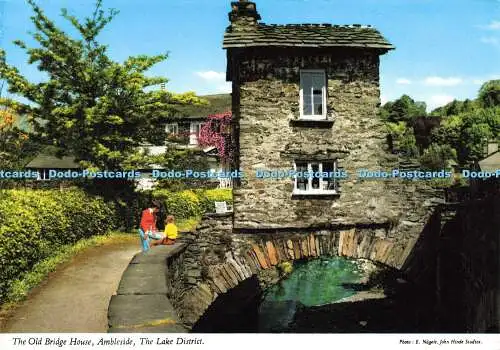 D175053 Ambleside. The Lake District. Das alte Brückenhaus. John Hinde. E. Nagel