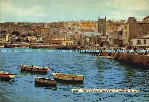 D175104 St. Ives. Hafen- und Pfarrkirche. Dearden and Wade