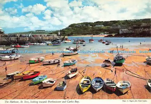 D175105 St. Ives. Blick nach Porthminster und Carbis Bay. Der Hafen. John