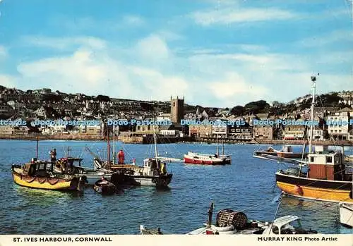 D175106 Cornwall. St. Ives Harbour. Murray King. Sammlerserie