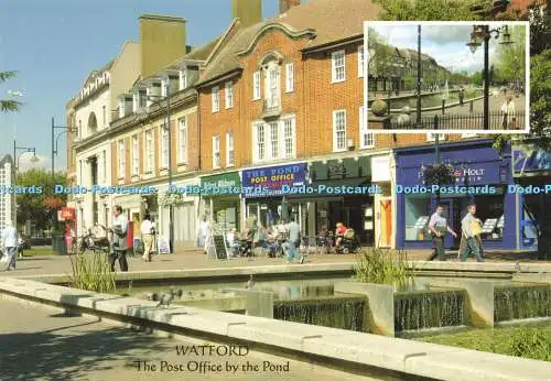 D176419 Watford. Die Post am Teich. Watford Present and Past Cards