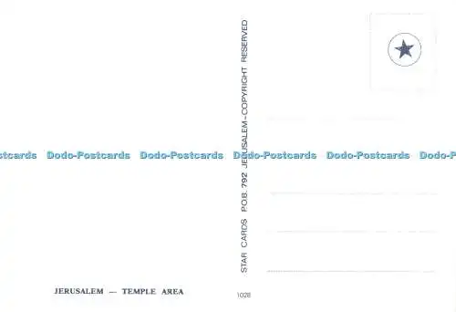 D177622 Jerusalem. Bügelbereich. Sternenkarten