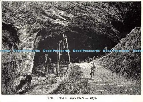 D175161 Castleton. The Peak Cavern. Ihr Erbe. 1876