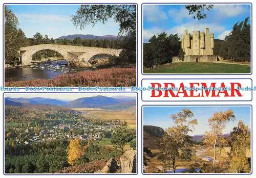 D176476 Braemar. Old Brig O Dee. Whiteholme. Multi View