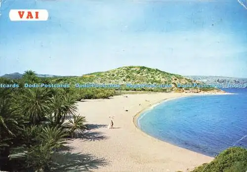 D177659 Kreta. Vai. Postkarte