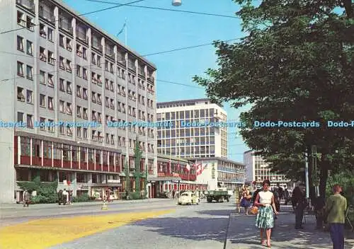 D176558 Norwegen. Stavanger. Hotel Atlantic auf der linken Seite. Normann