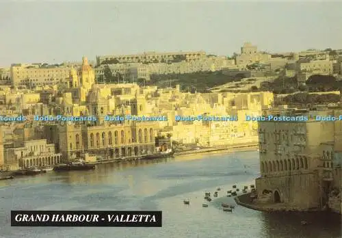 D175261 Malta. Blick von Valletta auf drei Städte. Clik