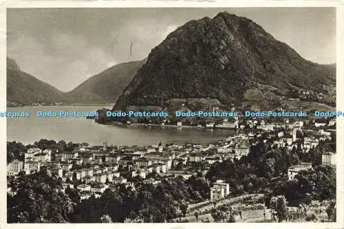 D176567 Lugano e Monte S. Salvatore. A. Veronesi