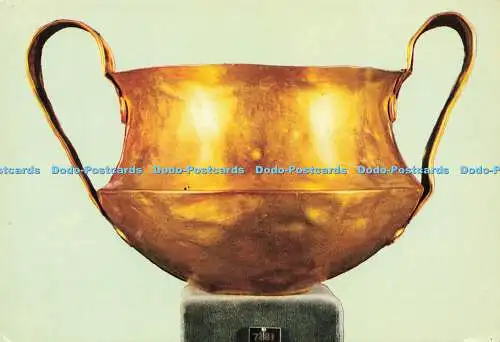 D176577 Athen. Nationalbogen. Museum. Gold. Tasse. Aus dem Königsgrab V von Myken