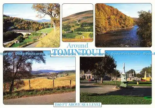 D177748 Um Tomintoul. Brücke von Avon. Whiteholme. Multi View