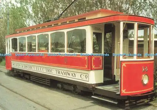 Straßenbahn D175275 Seaton. Wagen Nr. 14. auf dem Seaton Parkplatz. Jarrold. Byrne Jones. 19