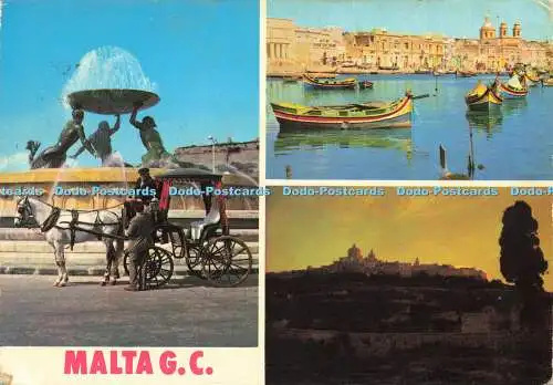 D177776 Malta. G. C. Mdina. Die Dombibliothek. Multi View