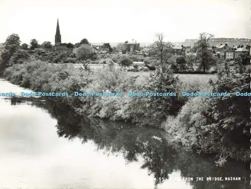 D175311 Masham. Blick von der Brücke. Friths Serie