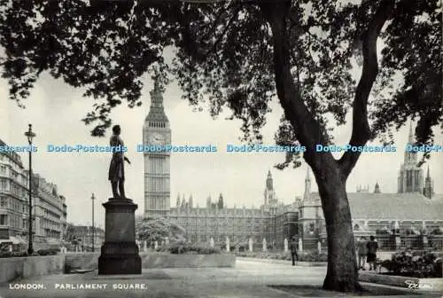 D177798 London. Parliament Square. J. Arthur Dixon. Hochglanz-Finish Fotogravur