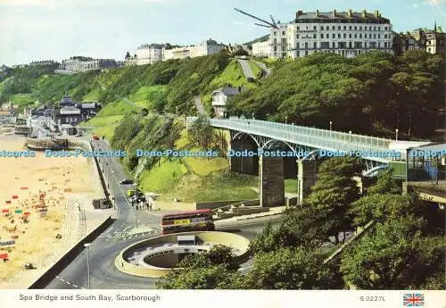 D175350 Scarborough. Spa Bridge und South Bay. E. T. W. Dennis. Fotofarbe. 198