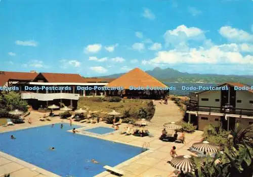 D175378 Martinique. Hotel Frantel. Trois Ilets. Vue sur la Piscine. Hachette Ameise