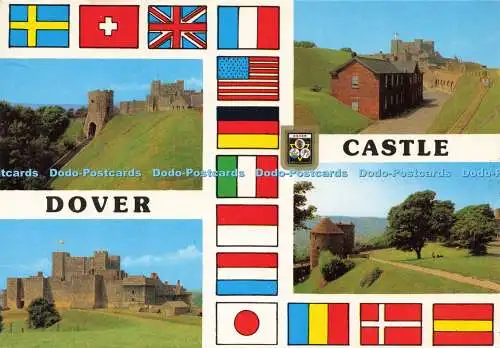 D175380 Dover Castle. Elgate Postkarten. Multi View