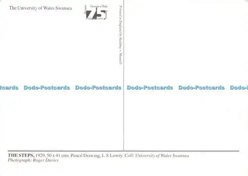 D176695 Slg. University of Wales Swansea. Die Stufen. L. S. Lowry. Glatze und M