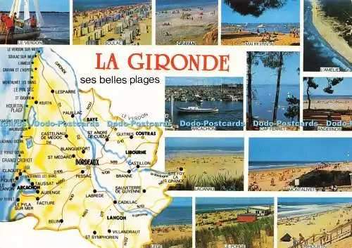 D176701 La Gironde. Ses Belles Plages. Le Verdon. Combier Macon. Cim. Multi View