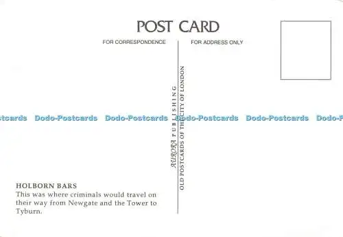 D177885 Holborn Bars. Aurora. Historische Sehenswürdigkeiten von Old London