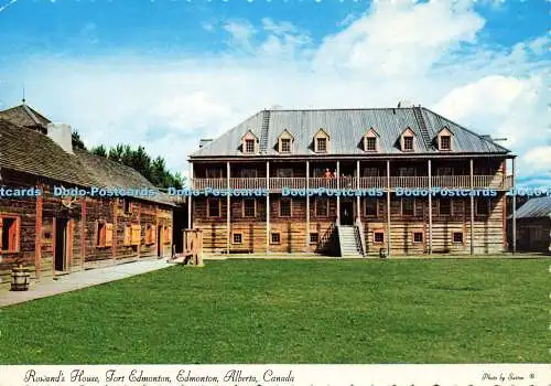 D175423 Kanada. Alberta. Edmonton. Fort Edmonton. Rowand House. Alberta Color Pr