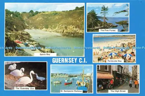 D176759 Guernsey. C.I. Saints Bay. A. C. Gallie. Multi View