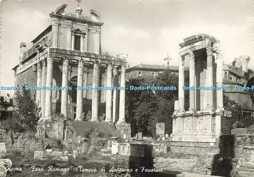 D176767 Roma. Foro Romano. Tempio di Antonio e Faustino. Enrico Verdesi. Fotocel