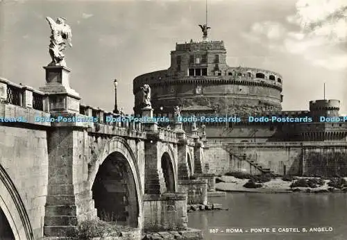 D176768 Roma. Ponte e Castel S. Angelo. E. Richter. RP