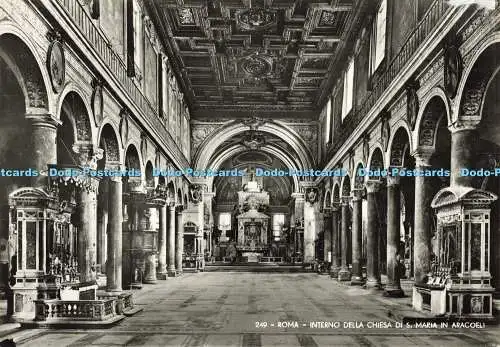 D176771 Roma. Interno Della Chiesa di S. Maria in Aracoeli. E. Richter. RP